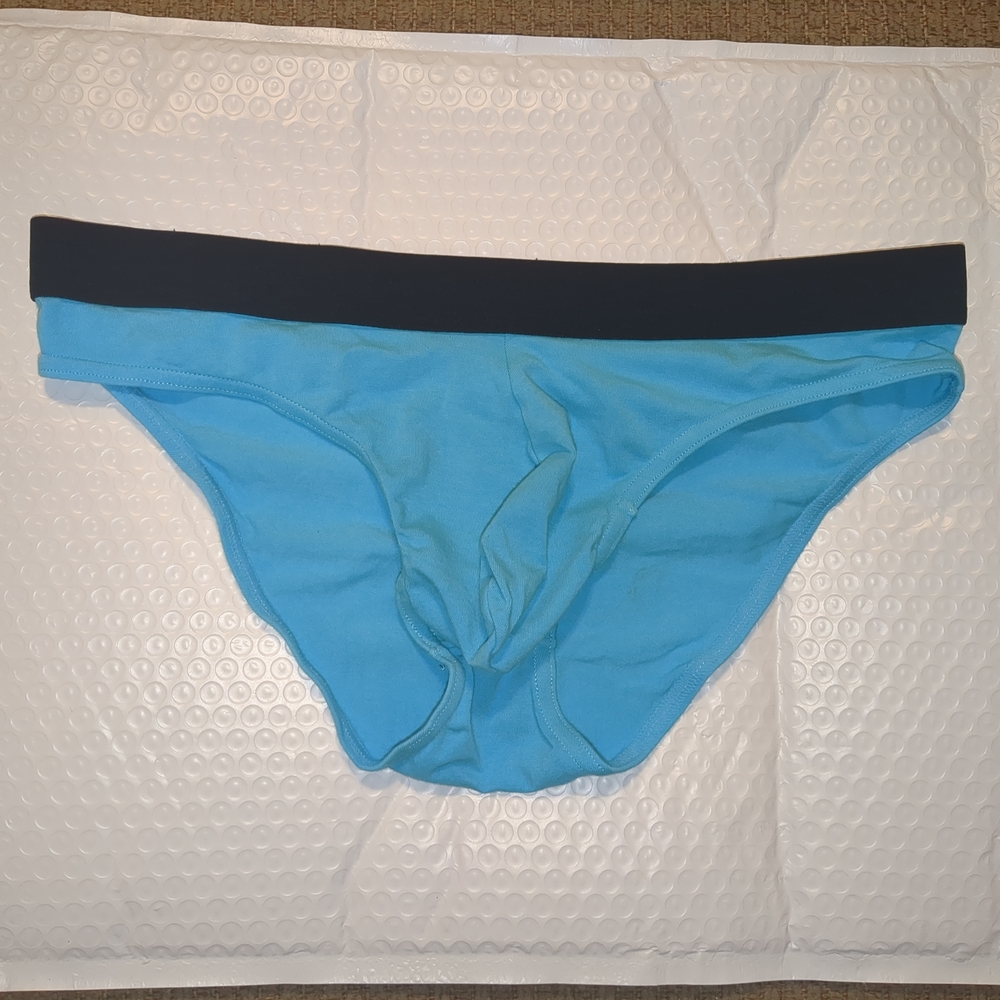 NDS Wear Blue Cotton Stretch Pouch Briefs Size Small